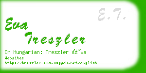 eva treszler business card